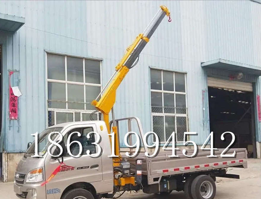 孟州市随车吊机油压随车吊随车吊机移动码头车载全电动液压吊固定车载吊